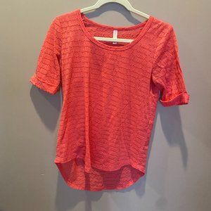🌟Coral Medium lace top